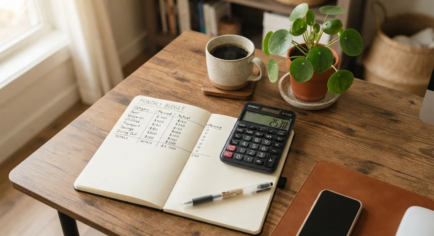 Building a Monthly Budget That Doesn't Collapse by Week Two