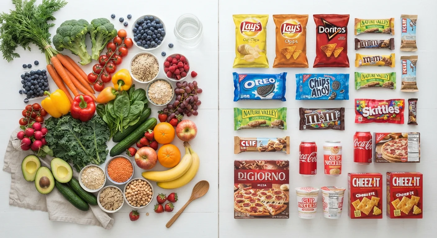 Whole Foods vs Processed Foods: Understanding the Real Difference